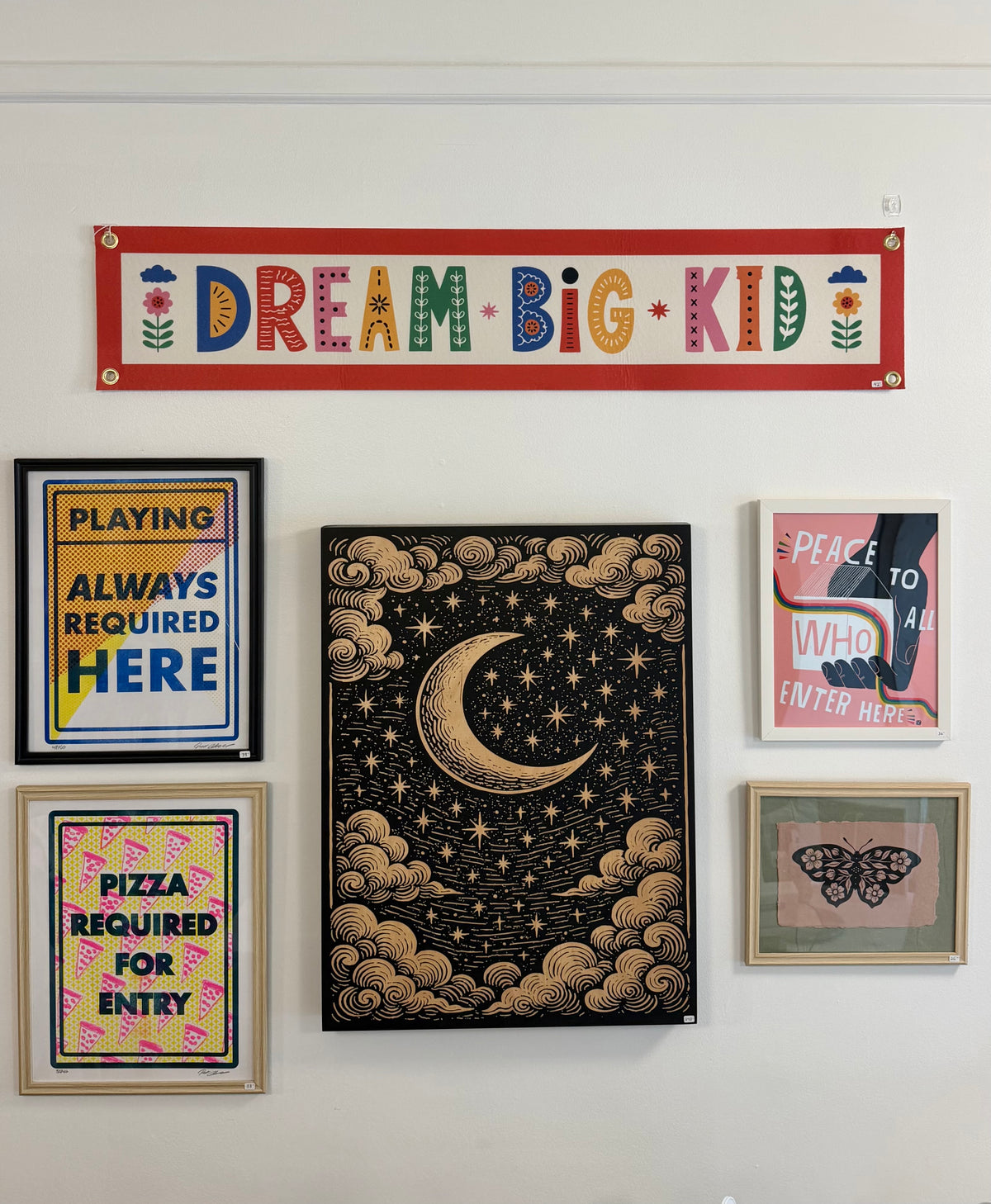 Benoit's Design Co., Dream Big Kid 8" x 40" Felt Banner