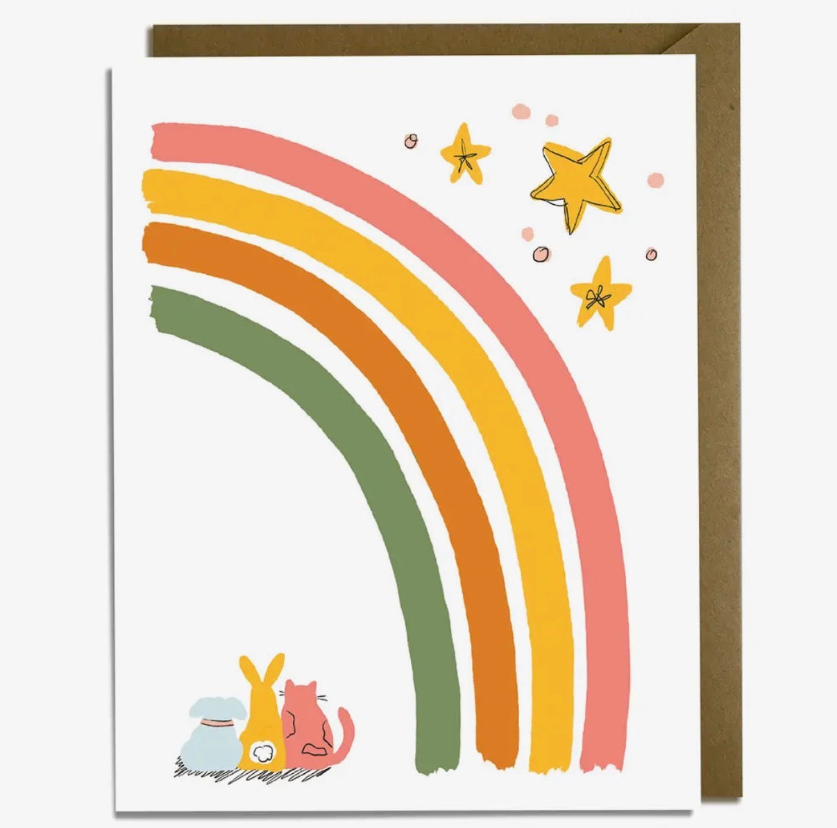 Kat French Design, Any Occasion Friendship Rainbow Card (blank inside)