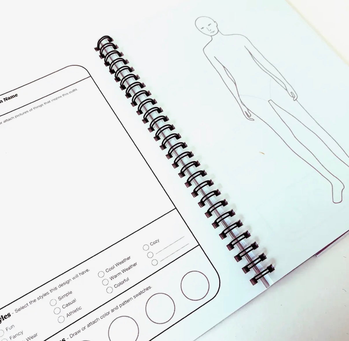Kat French Design, Kid's Fashion Frenzy Fashion Design Sketchbook