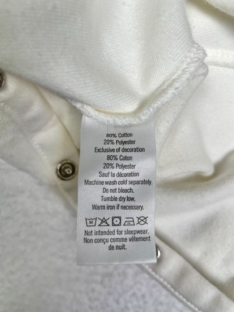 6-12 mo, Janie and Jack, Cream, Velour coverall romper, embroidered penguins, snap legs