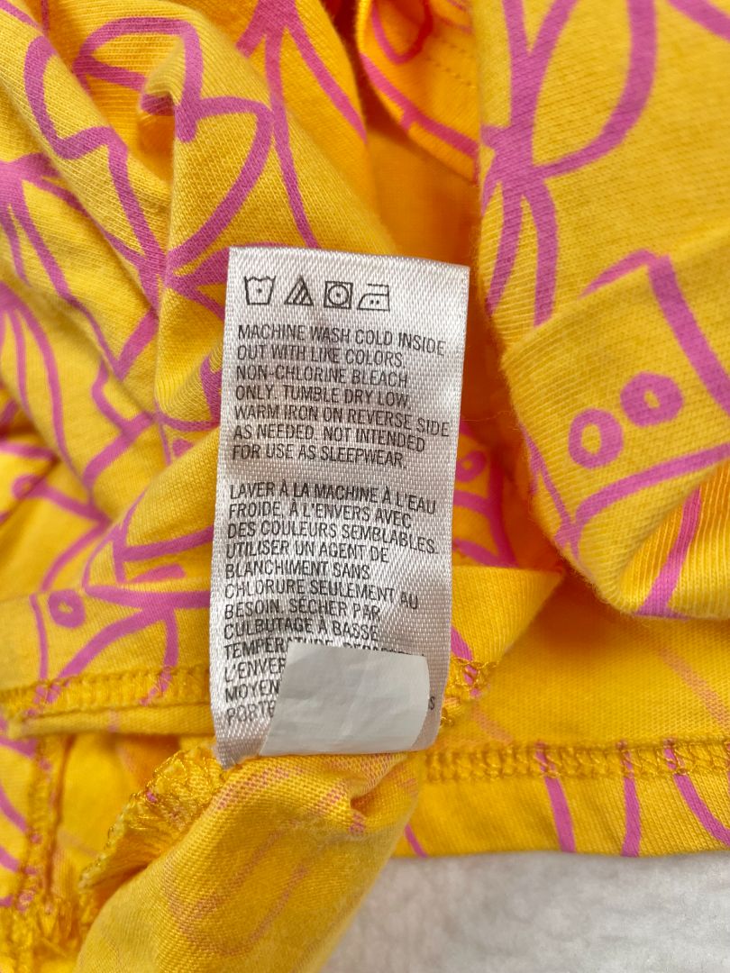 9-12 mo, Tea Collection, Yellow, Sleeveless dress w/ purple flowers