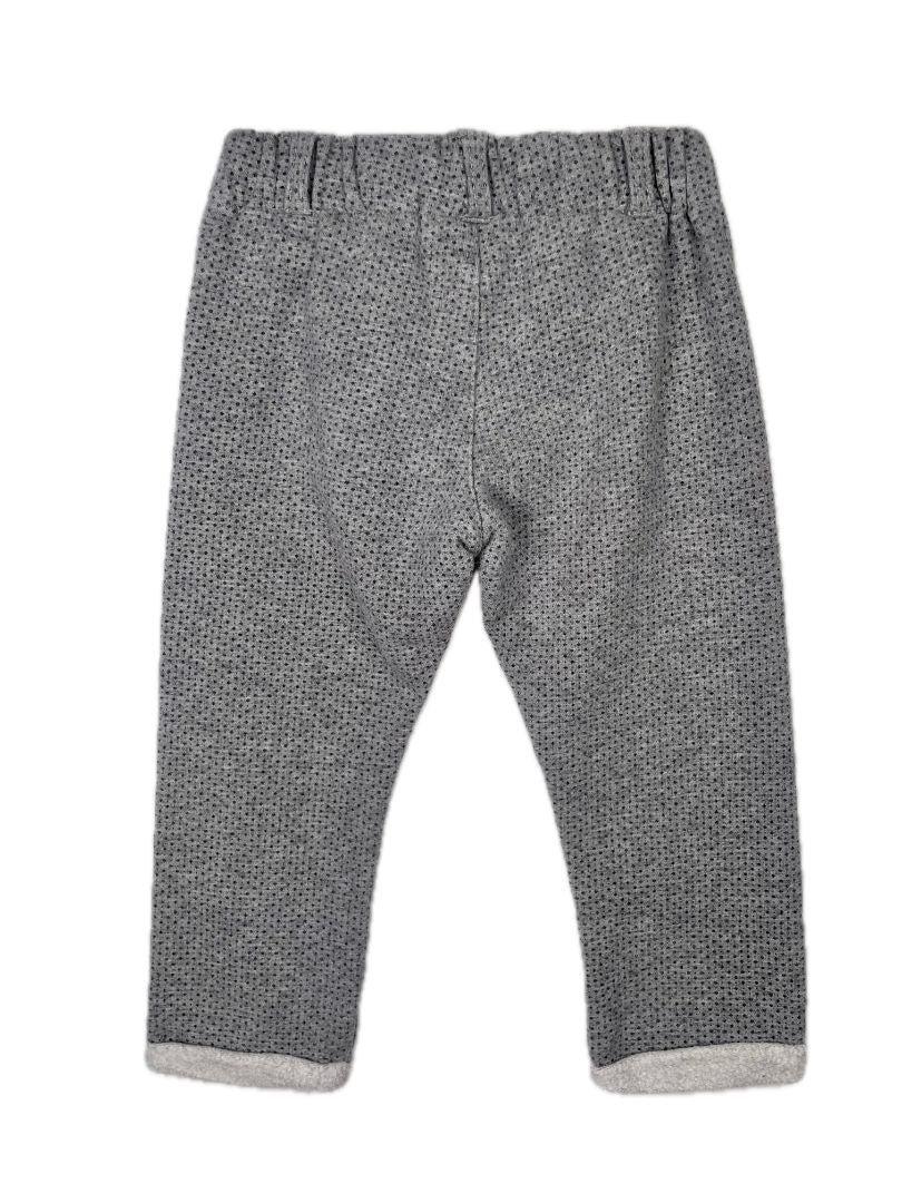 12 mo, Mayoral, Grey, Dotted drawstring sweatpants