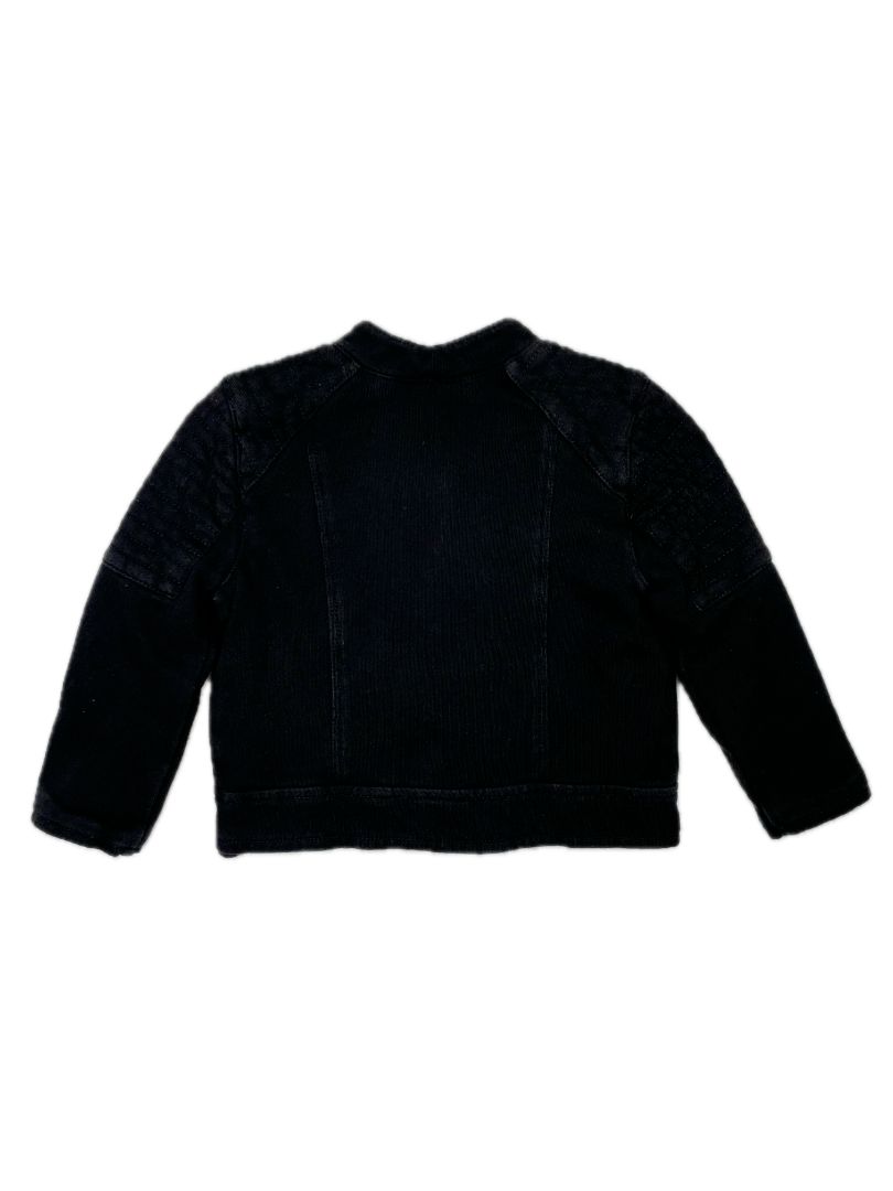 12-18 mo, babyGap, Black, Cotton motorcycle jacket