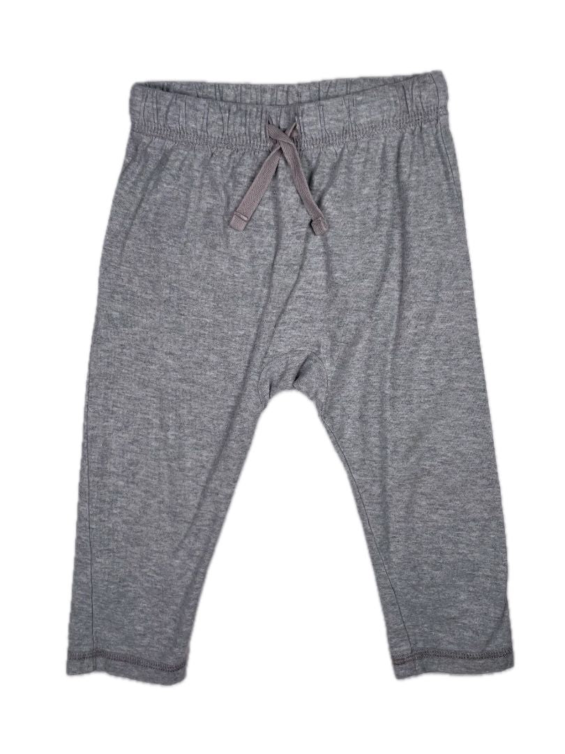 2/2T, Tea Collection, Grey, Solid drawstring joggers / leggings