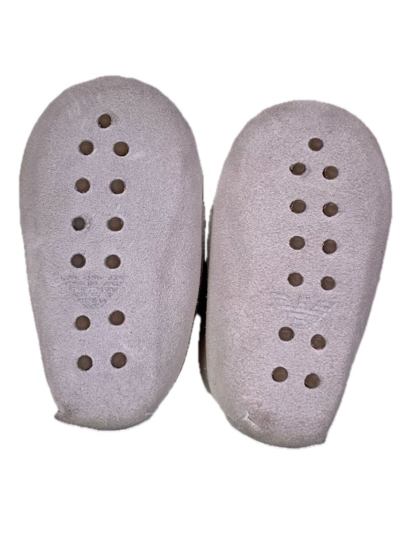 Newborn, Armani, Cream/grey, Suede driving moccasins