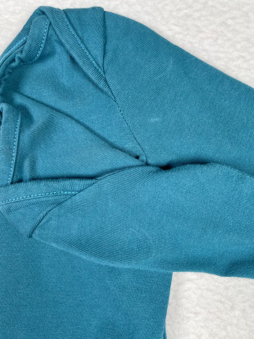 3-6 mo, Life is Good, Blue, Night Owl long-sleeve bodysuit