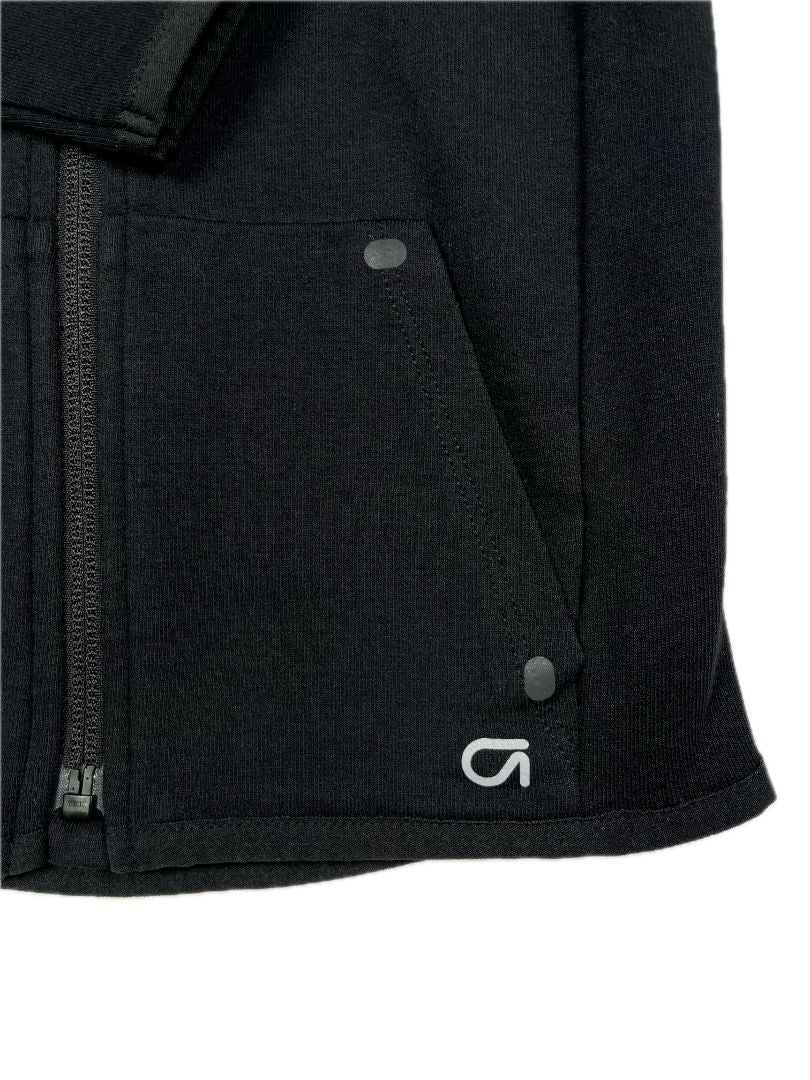 2/2T, babyGap, Black, GapFit tech zip-up jacket, dinosaur spike hood