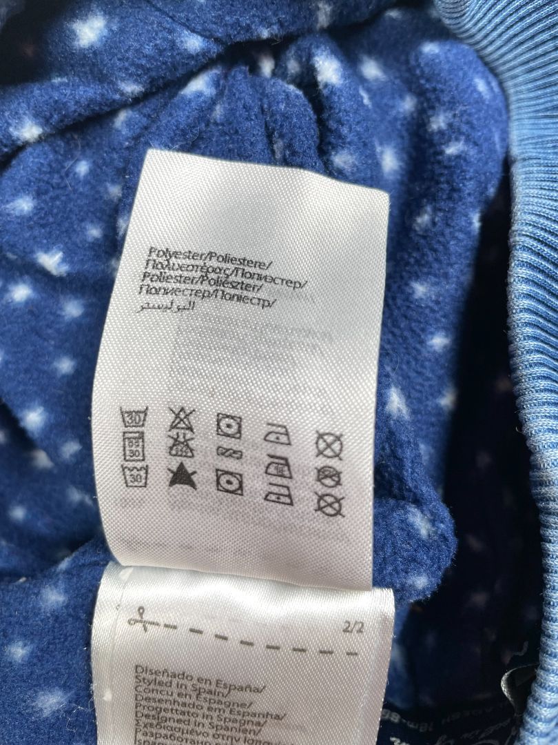 18 mo, Mayoral, Blue, Fleece-lined drawstring jeans