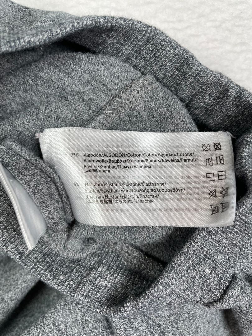 6-9 mo, Mayoral, Grey, Pull-on joggers, soft cotton + stretch, decorative tie