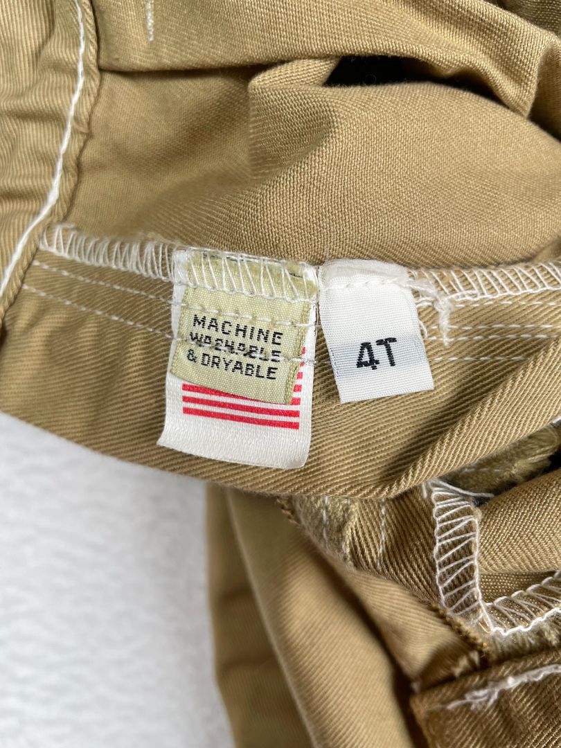 4/4T, Brooklyn Overall Co. 1906, Brown, New w/ tags - Khaki painter pants