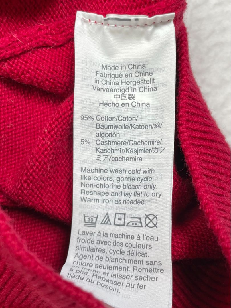 2/2T, J.Crew Crewcuts, Red, Half-zip pullover sweater