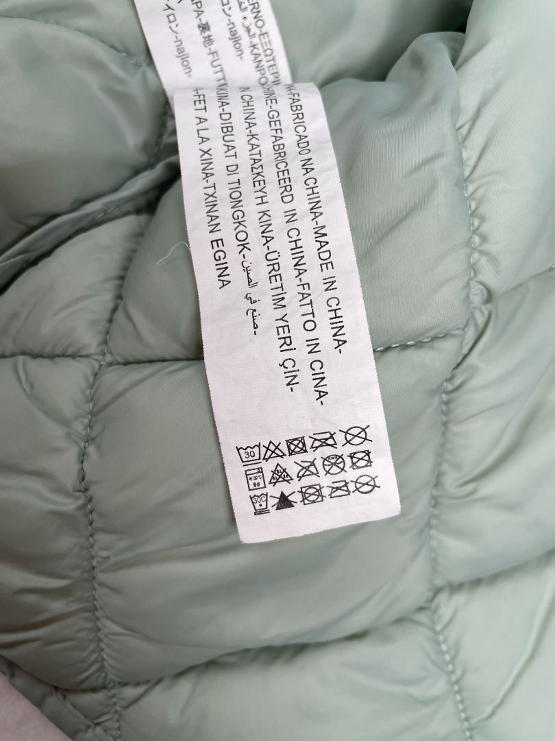 18-24 mo Zara, Green, Soft diamond-quilted vest w/ snaps