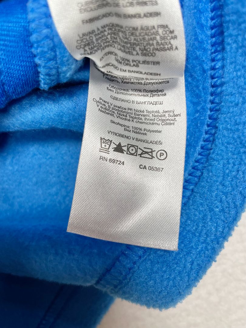 3/3T Columbia, Blue, Fleece zip-up jacket