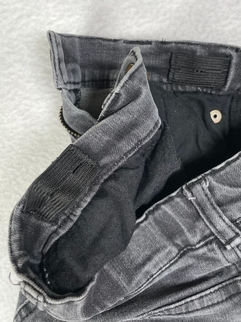 3/3T, Afton Street, Grey, Distressed skinny jeans with stretch, adjustable