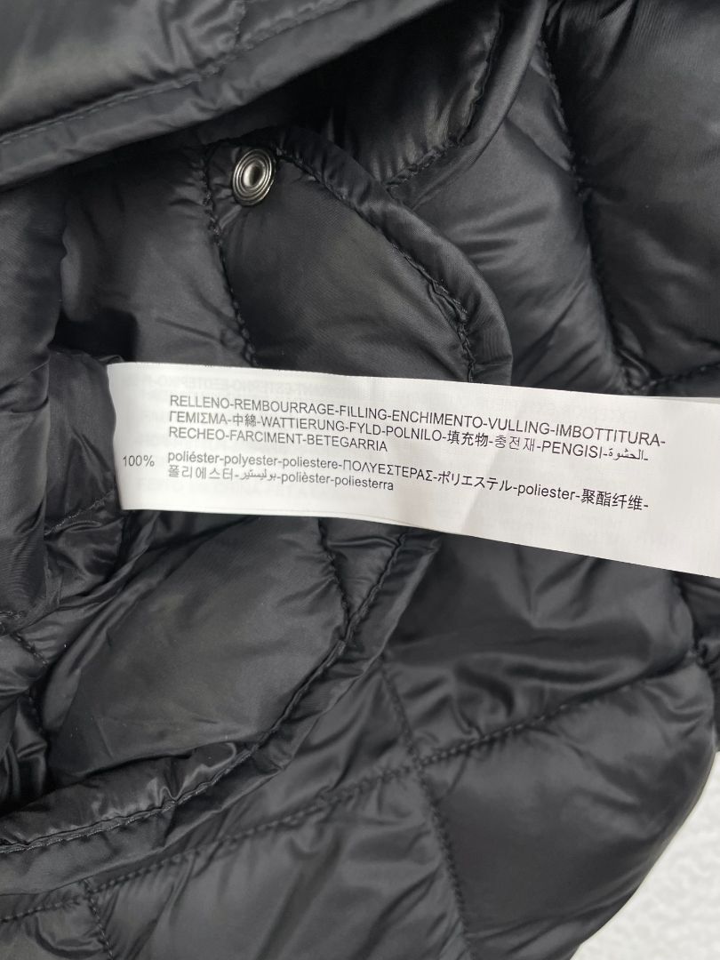 4-5, Zara, Black, Quilted puffer vest, snap-up