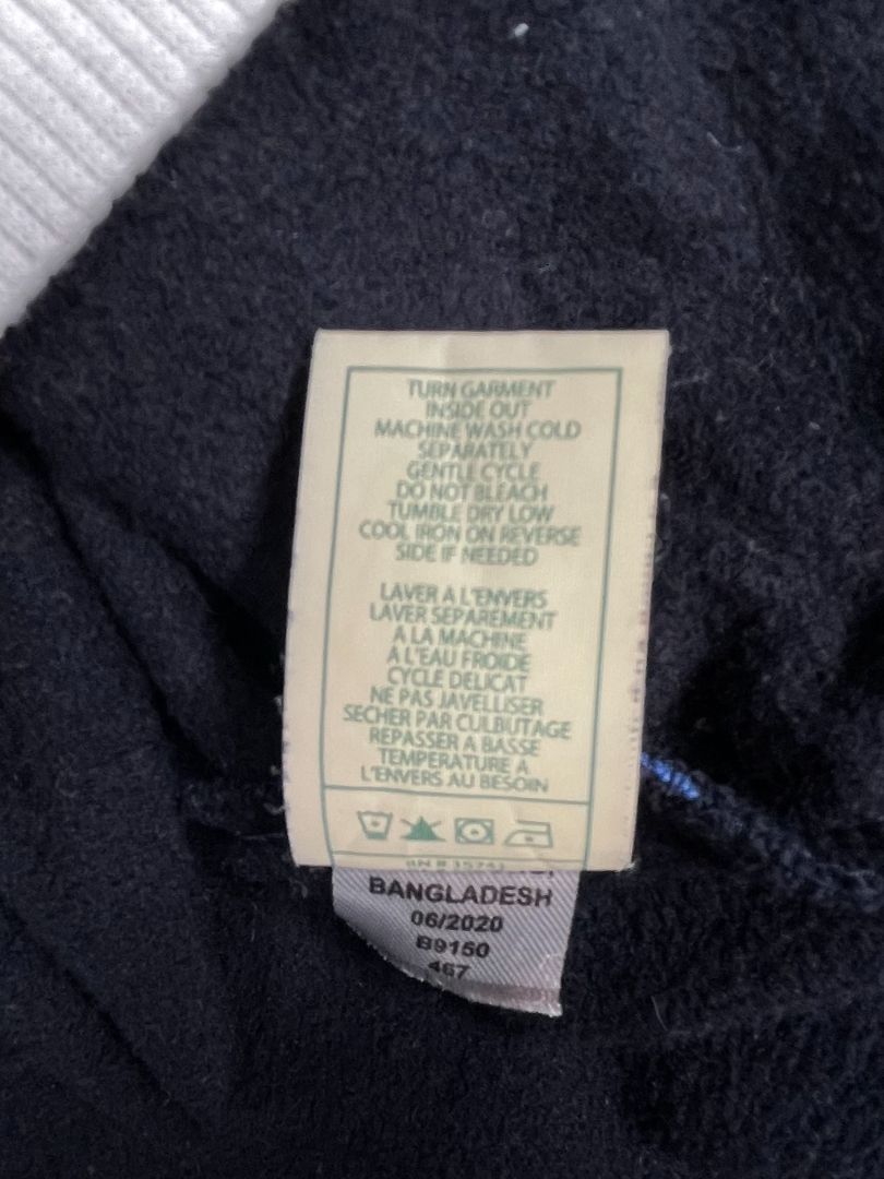 5/5T, 7 for All Mankind, Blue, Two-tone pullover hoodie, white hem/cuffs