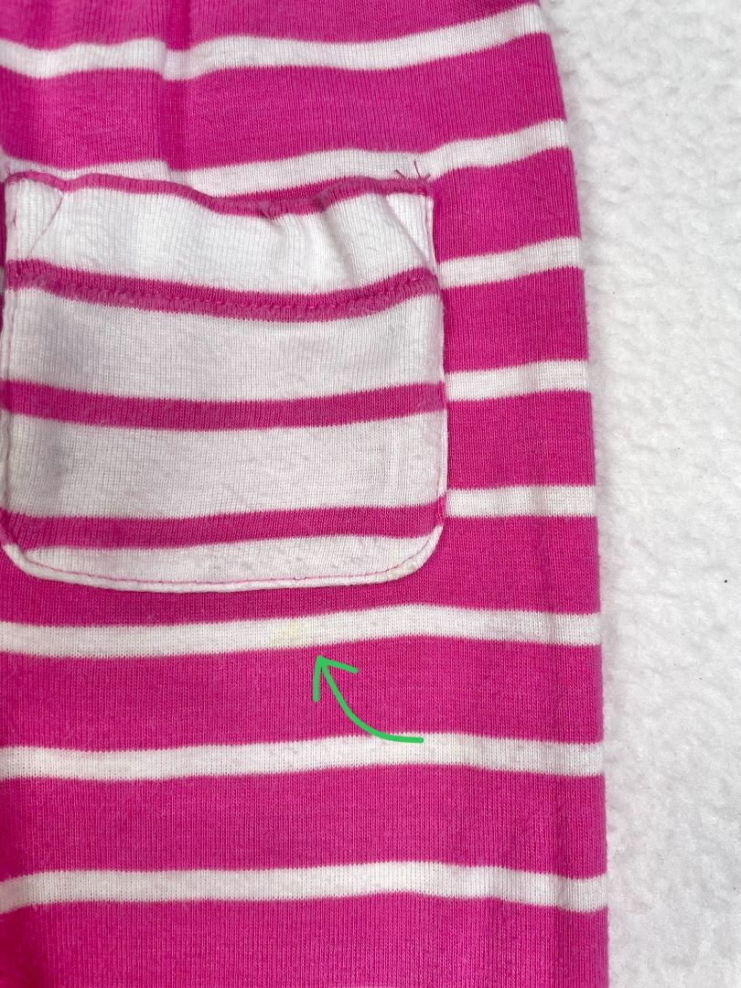 18-24 mo, Hanna Andersson, Pink, Zip-up hoodie with ears + striped leggings SET