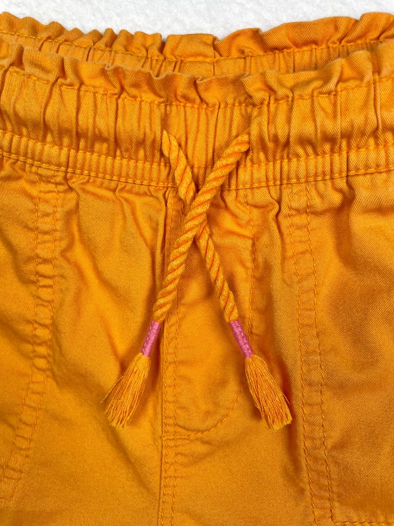 4/4T, babyGap, Yellow, Ruffled drawstring shorts