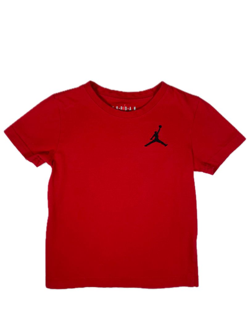 5/5T Nike Air Jordan, Red, T-shirt w/ embroidered Jumpman logo