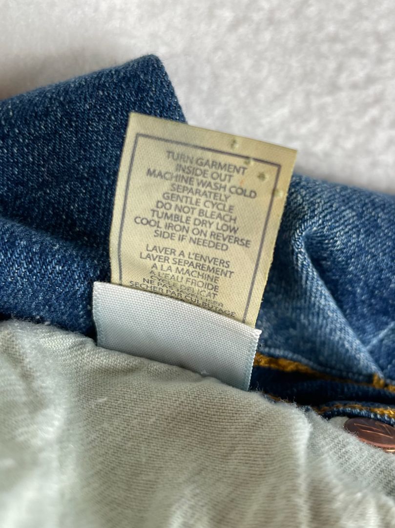 12 mo, 7 for All Mankind, Blue, Stretch skinny jeans, elastic waist with snap
