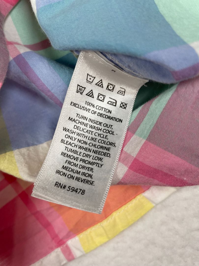 2/2T Tommy Bahama, Multi, Pastel plain short-sleeve button-up shirt