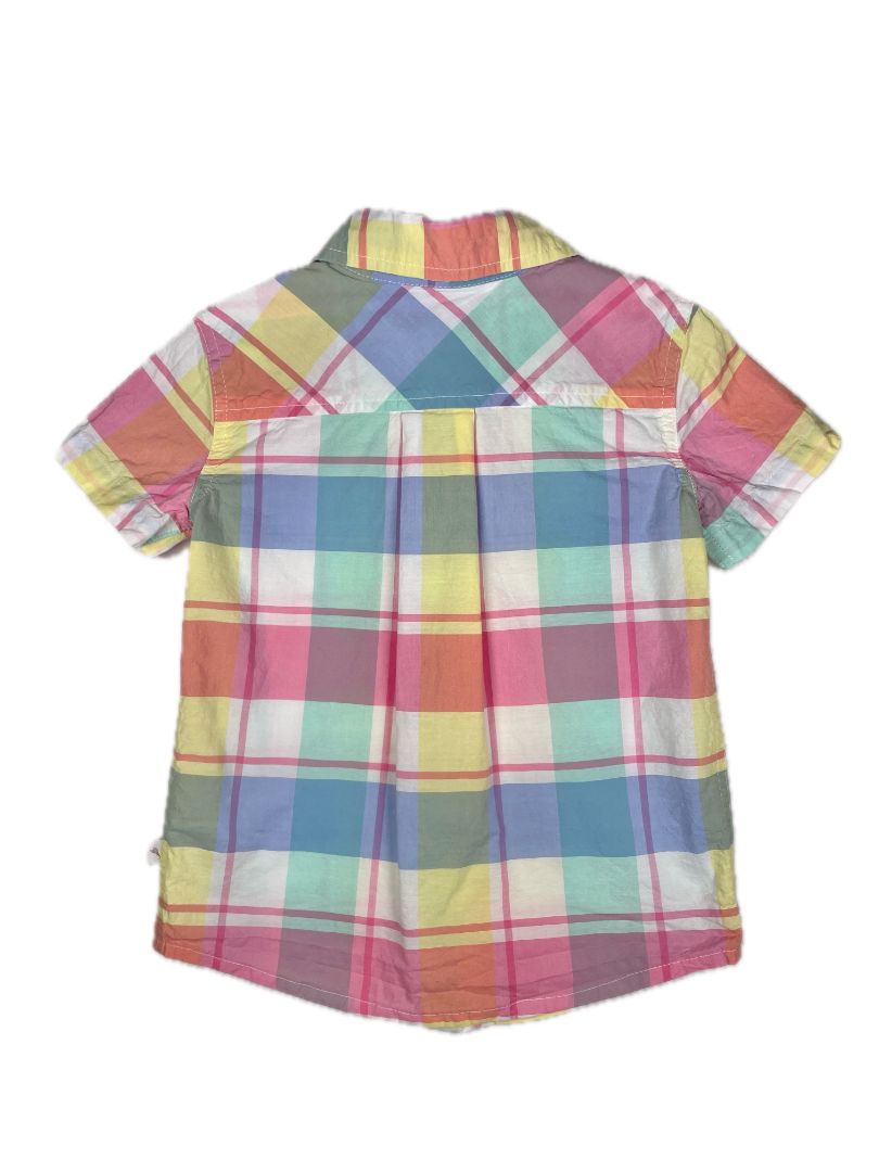 2/2T Tommy Bahama, Multi, Pastel plain short-sleeve button-up shirt