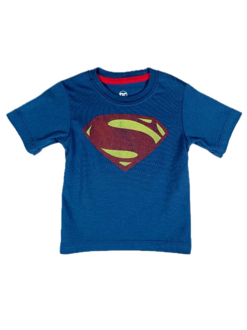 12 mo, DC Comics, Blue, Superman vintage shield t-shirt