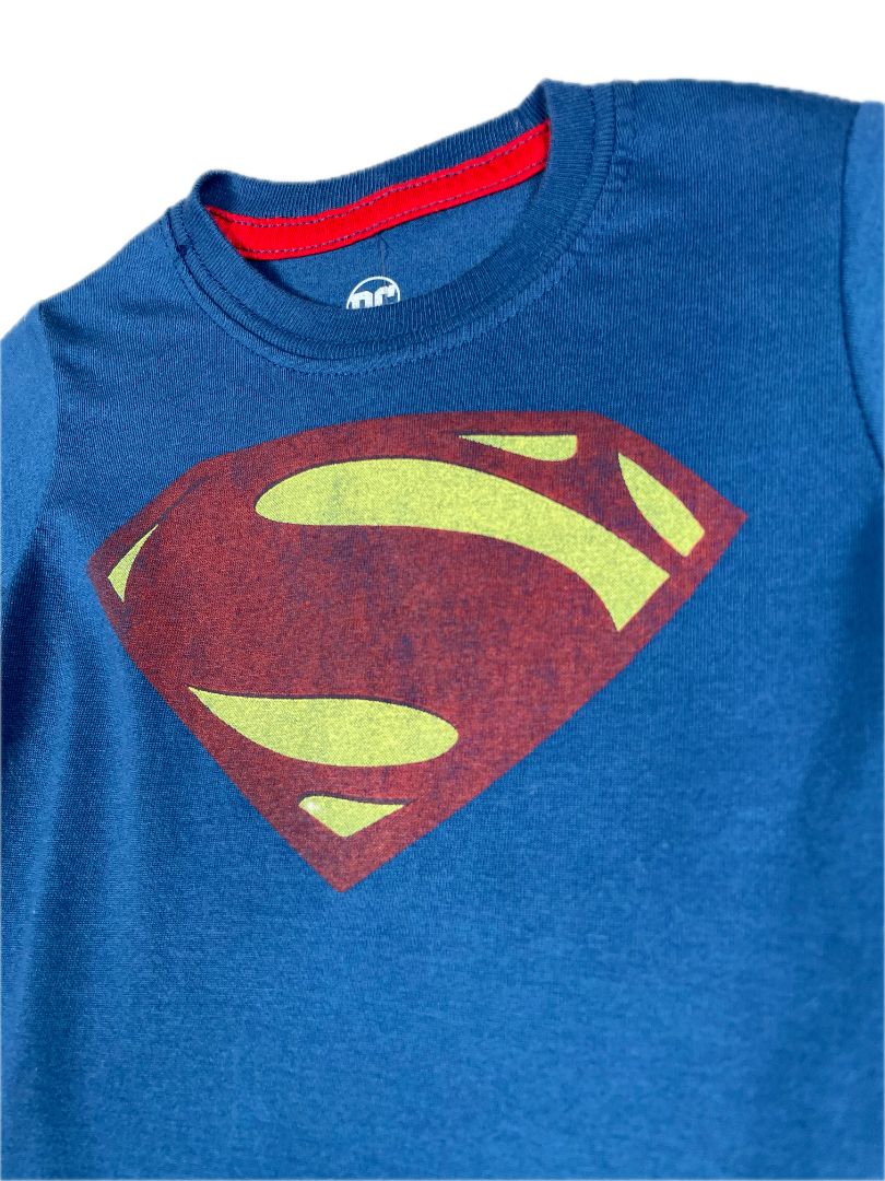 12 mo, DC Comics, Blue, Superman vintage shield t-shirt