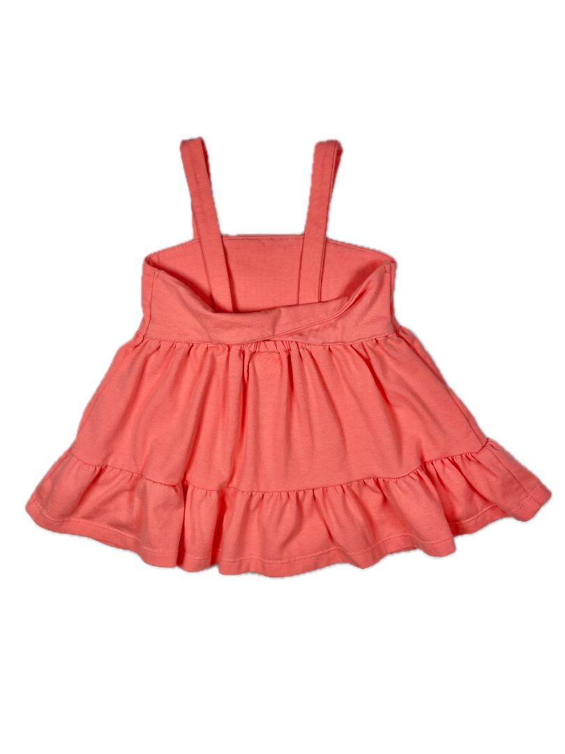 2/2T, Tommy Bahama, Pink, Tiered tank top, soft cotton mix + bit of stretch