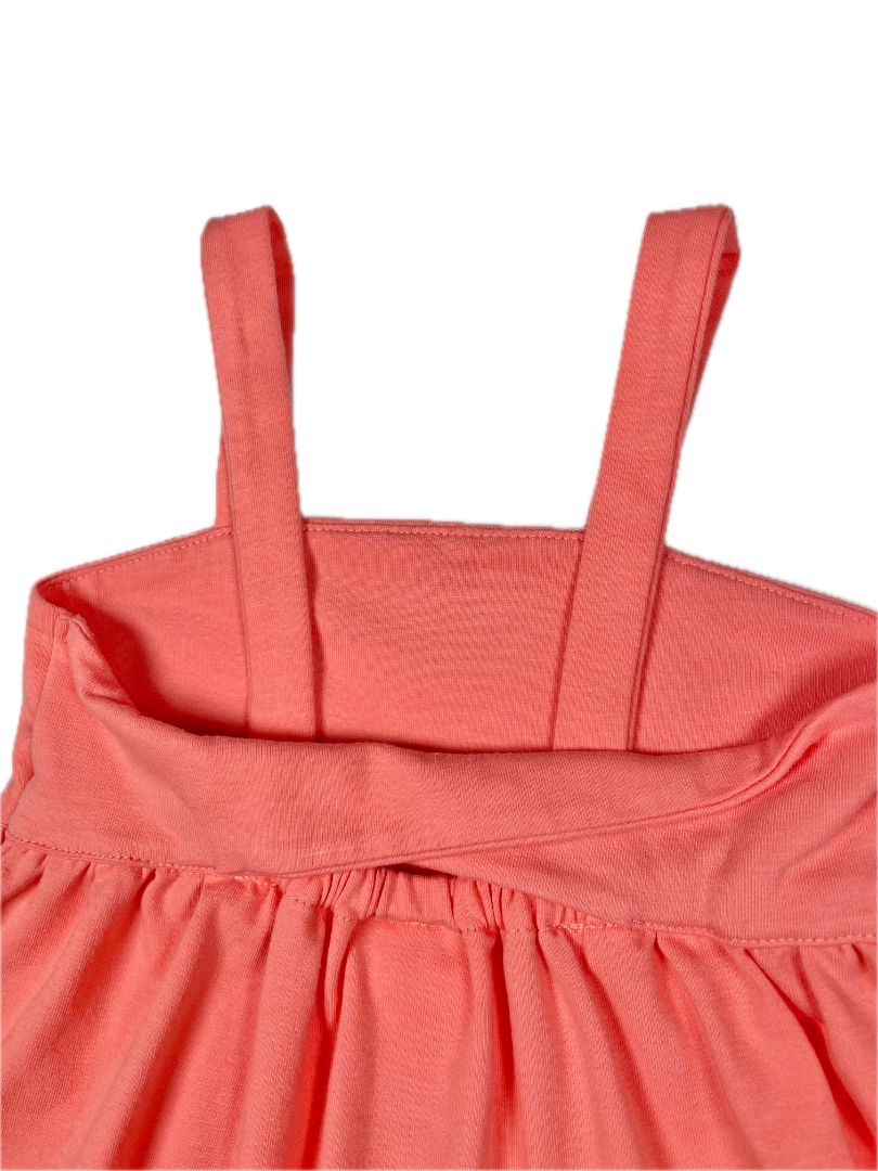 2/2T, Tommy Bahama, Pink, Tiered tank top, soft cotton mix + bit of stretch