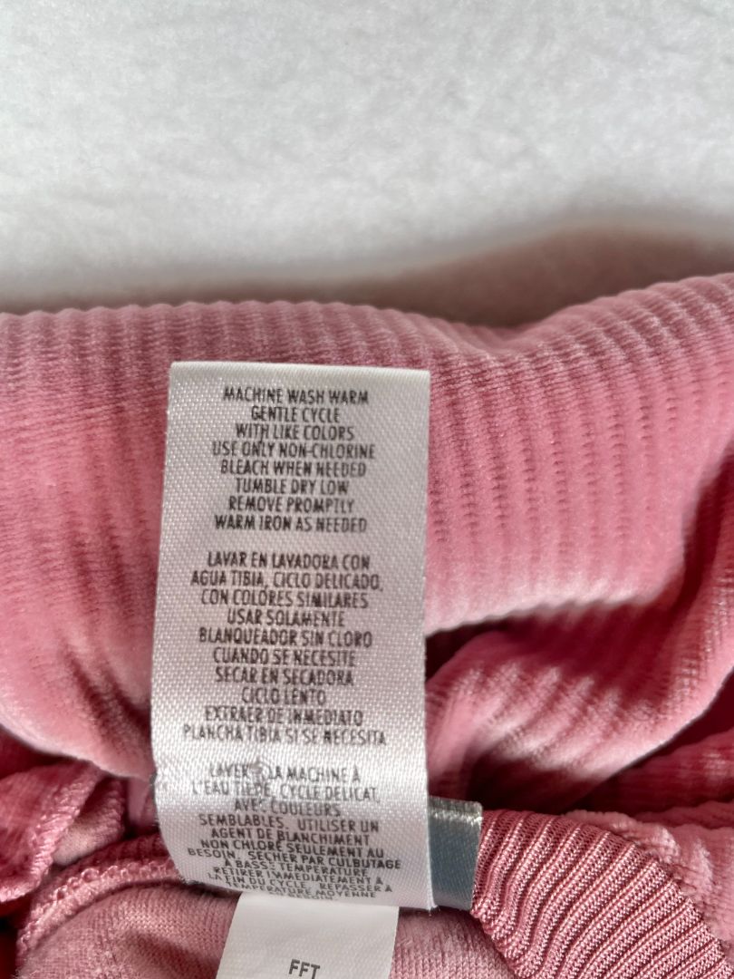 2/2T, Disney, Pink, Winnie the Pooh ribbed velour pullover sweatshirt, ruffles at shoulders