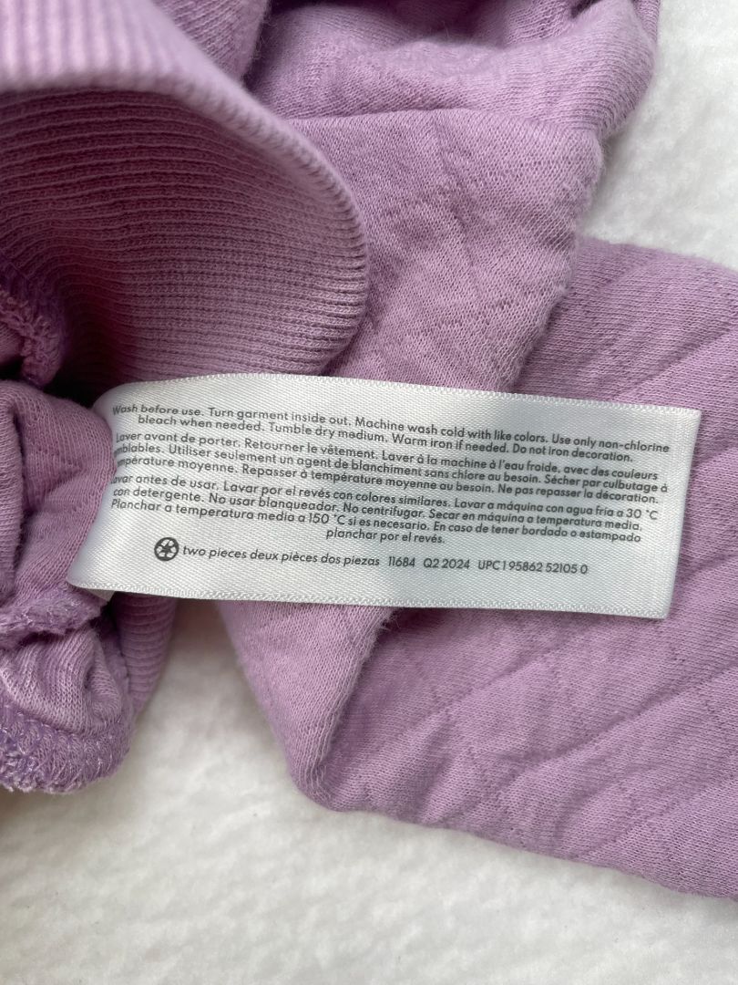 2/2T, Carter's, Purple, Quilted pullover sweatshirt