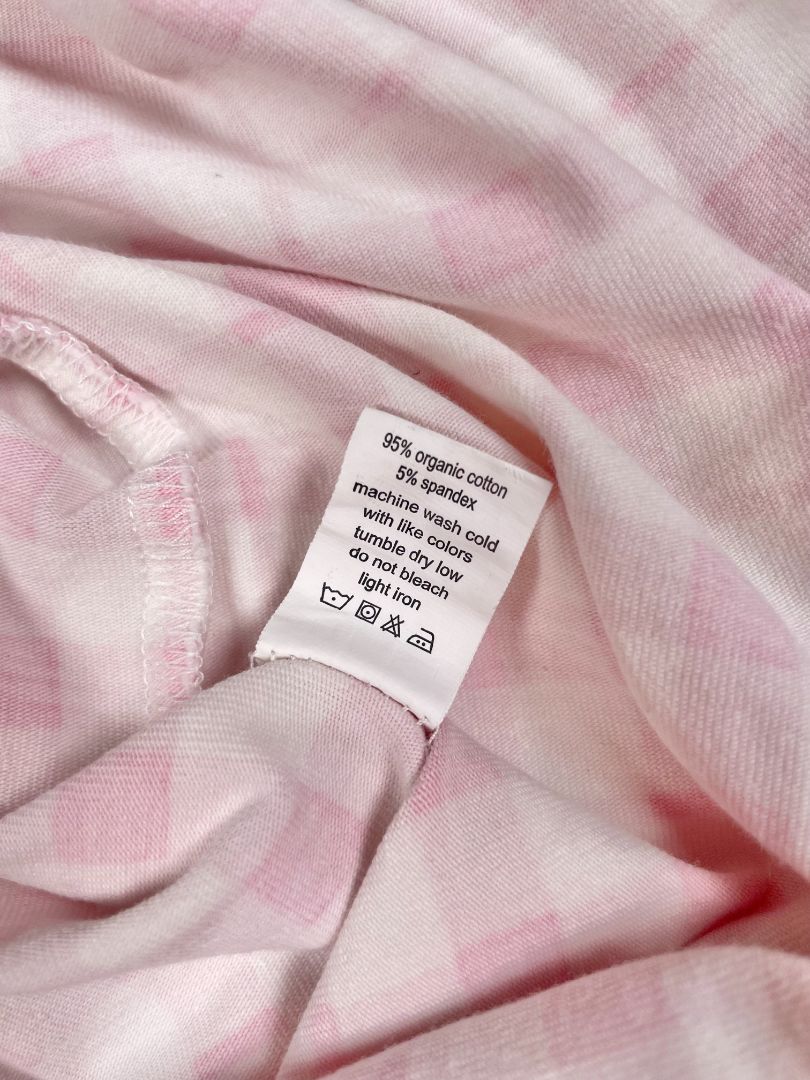 0-3 mo, Monica + Andy, Pink, Plaid kimono tie one-piece, organic cotton + stretch