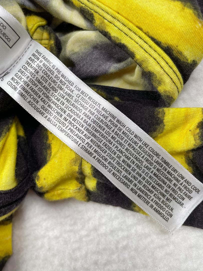 12-18 mo, Posh Peanut, Yellow, Bamboo bumblebee stripe 2-way zip footed pajamas