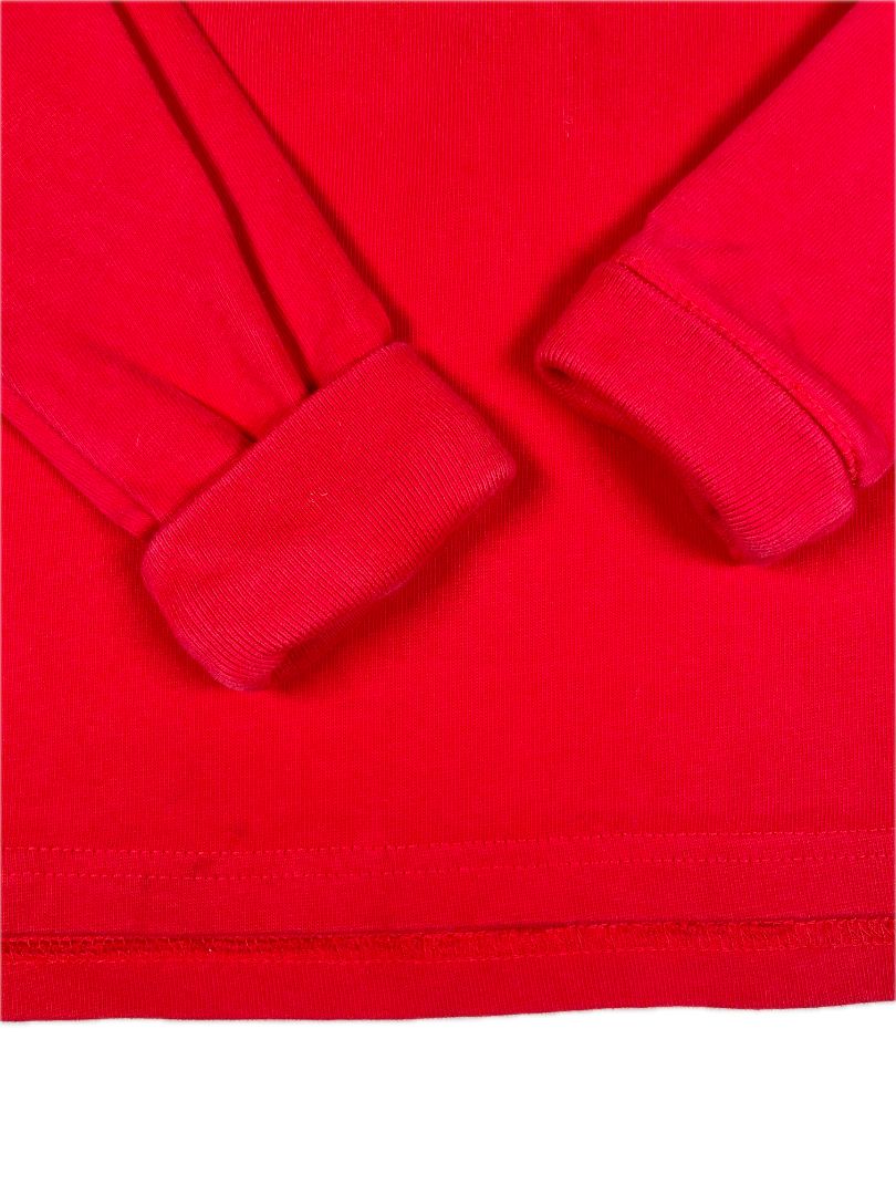 2-3, J.Crew Crewcuts XXS, Red, Half-zip pullover, mid-weight cotton