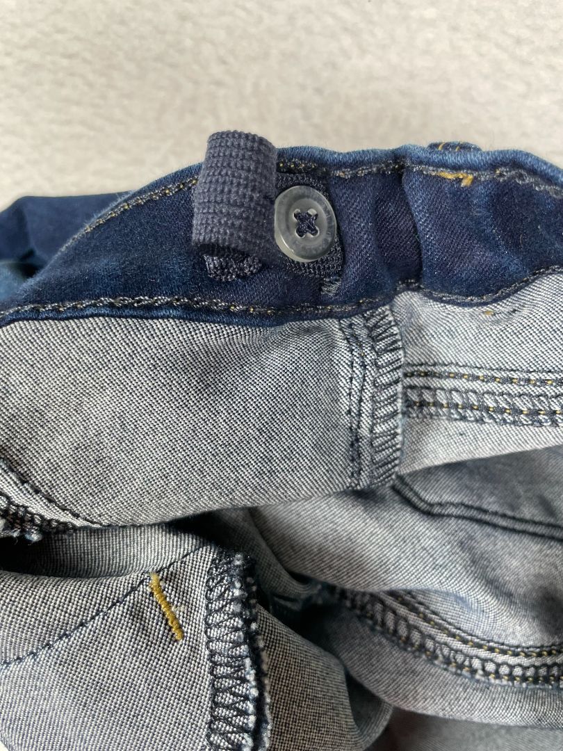 3/3T, Jumping Beans, Blue, Jeans, adjustable w/ snap closure