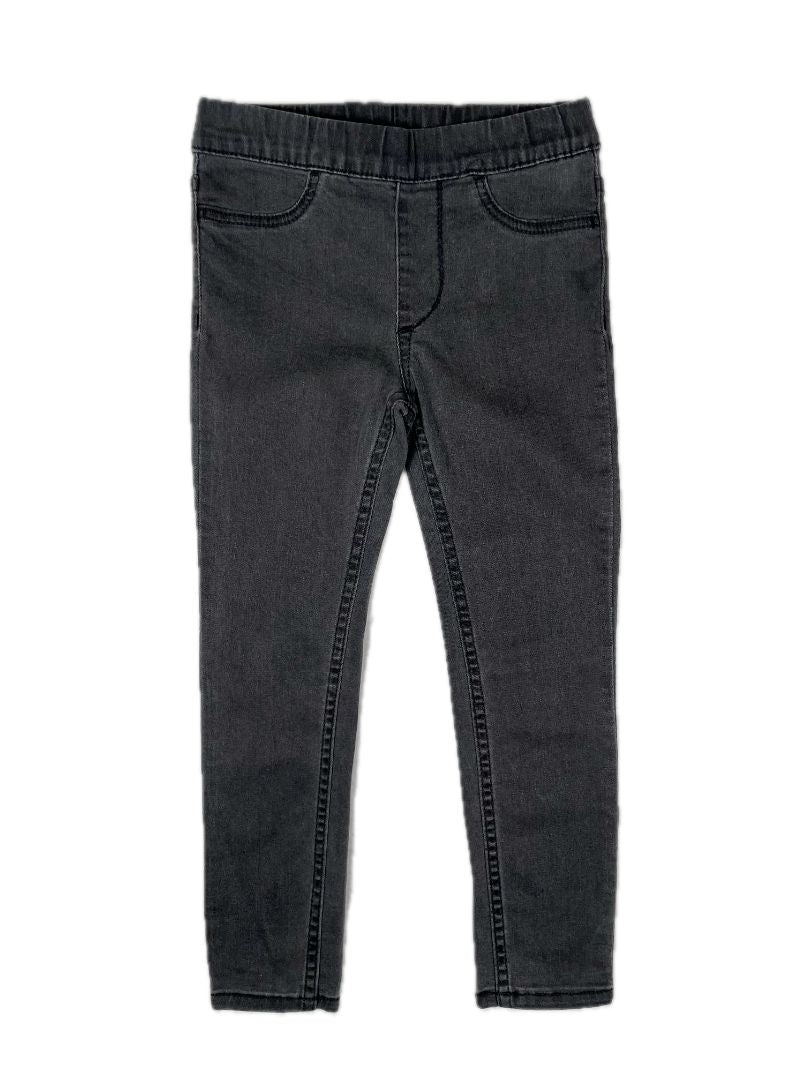 4/4T, H&M, Black, Skinny pull-on jean leggings