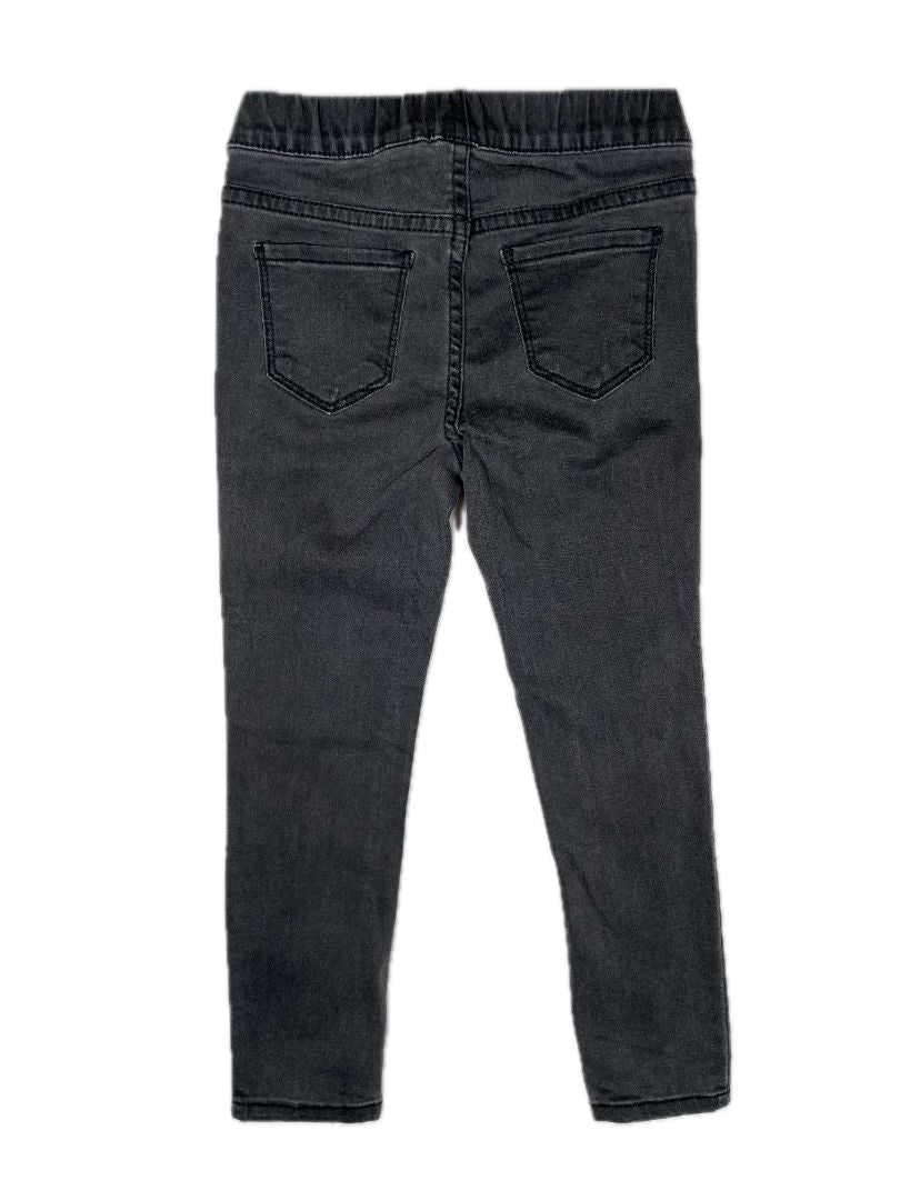 4/4T, H&M, Black, Skinny pull-on jean leggings