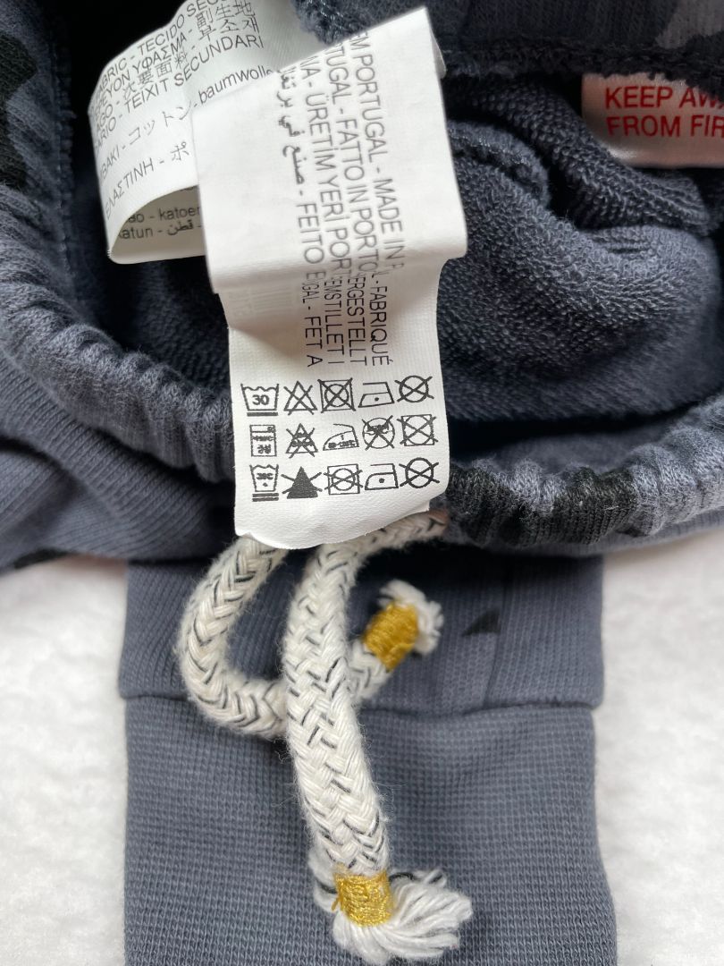 9-12 mo, Zara, Blue, Star print drawstring sweatpants, front pocket