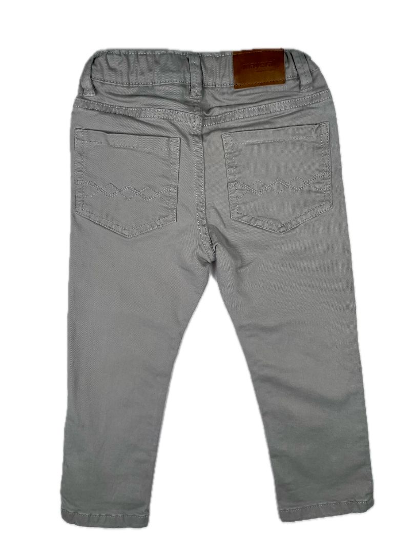 18 mo, Mayoral, Grey, Slim fit pants, adjustable
