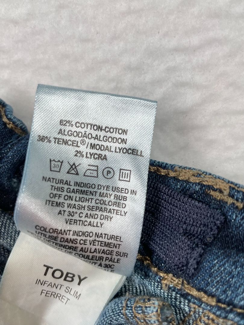 18 mo, DL1961, Blue, Toby slim fit jeans, adjustable