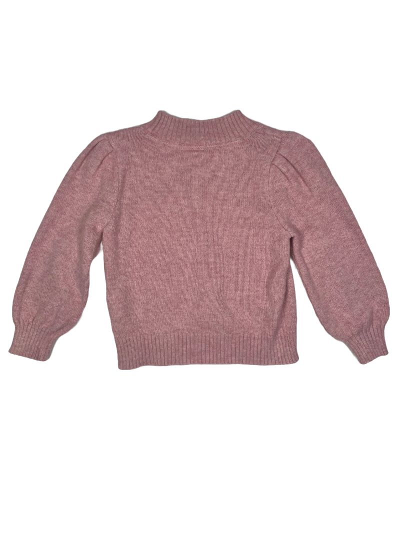 3/3T, babyGap, Pink, Mock neck puff sleeve pullover sweater