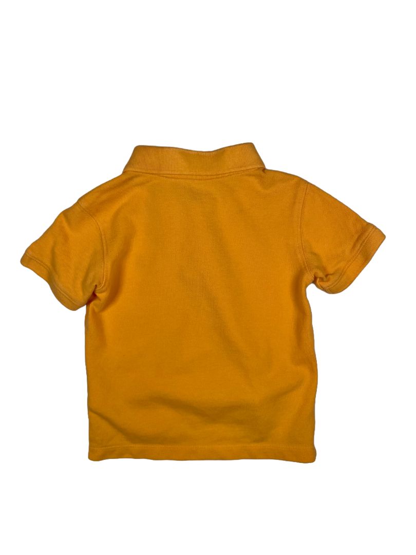 2/2T, babyGap, Orange, Pique polo shirt, brown bear emblem