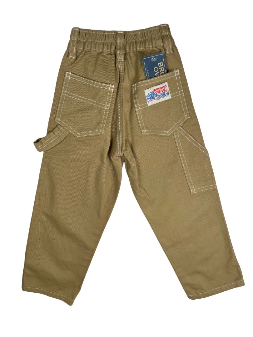 4/4T, Brooklyn Overall Co. 1906, Brown, New w/ tags - Khaki painter pants