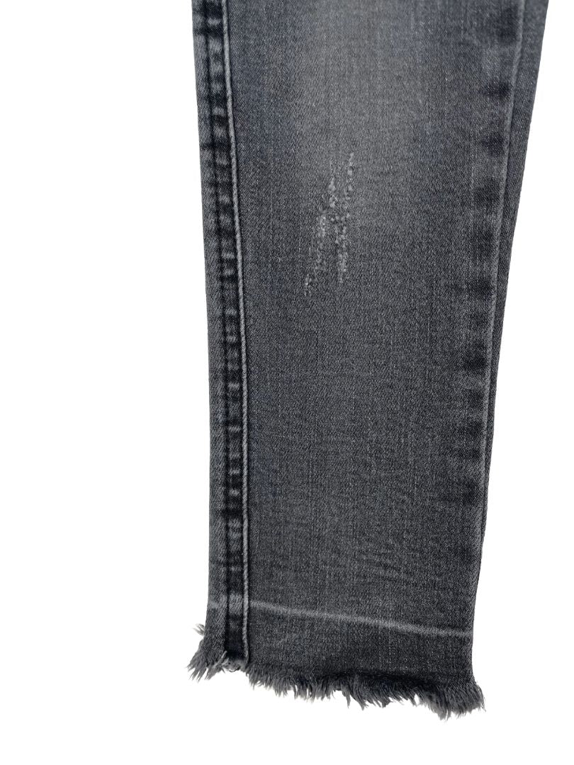 3/3T, Afton Street, Grey, Distressed skinny jeans with stretch, adjustable
