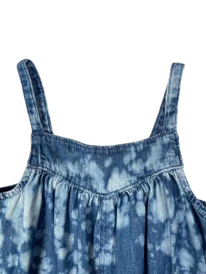 4/4T, babyGap, Blue, Acid wash spaghetti strap jumpsuit