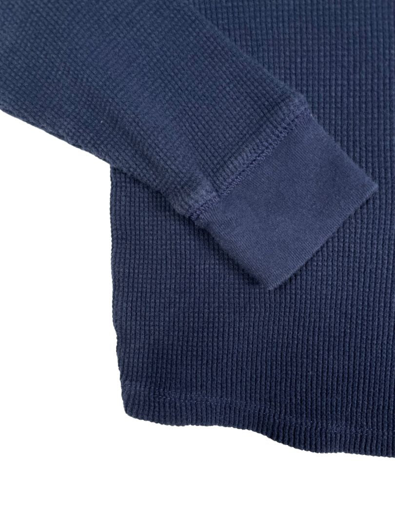 4/4T, babyGap, Blue, Long-sleeve waffle-knit shirt