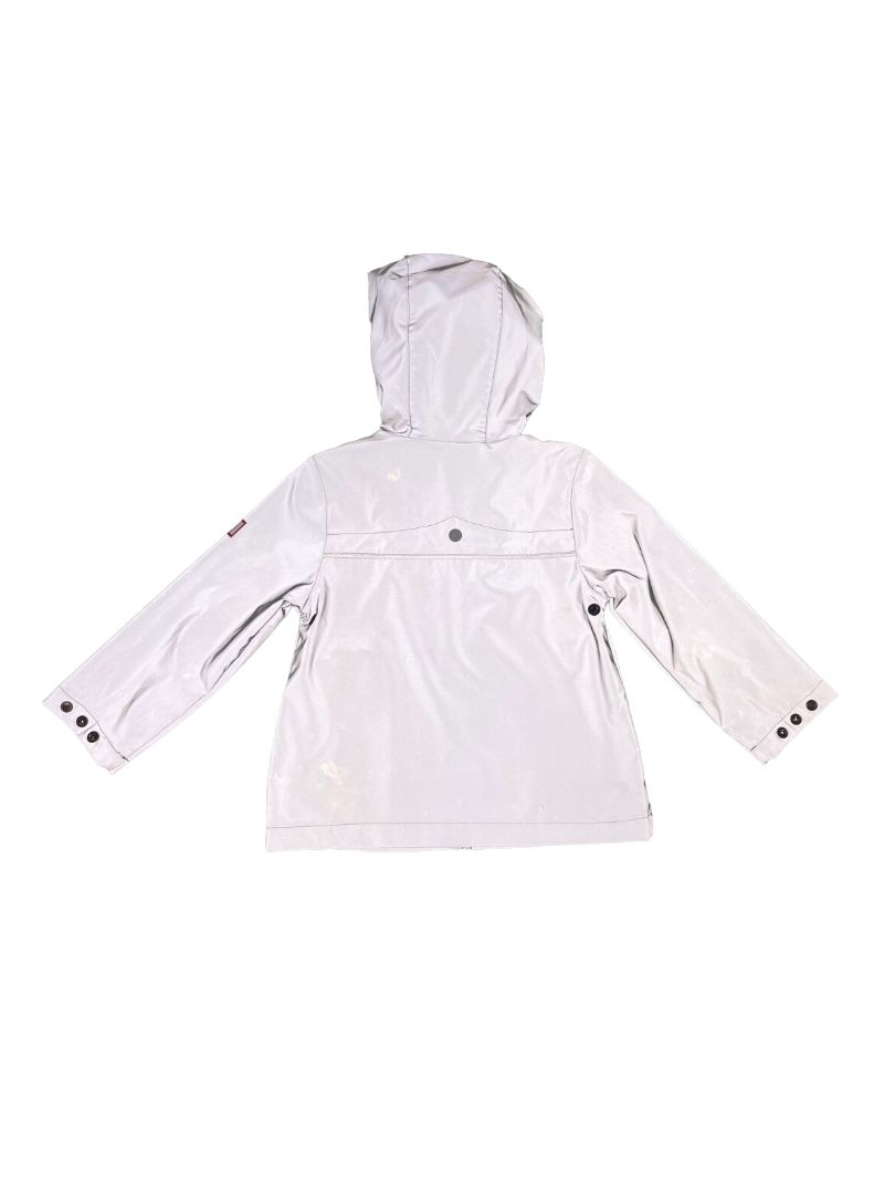 2/2T, Hunter x Target, Silver, SUPER reflective hooded rain jacket