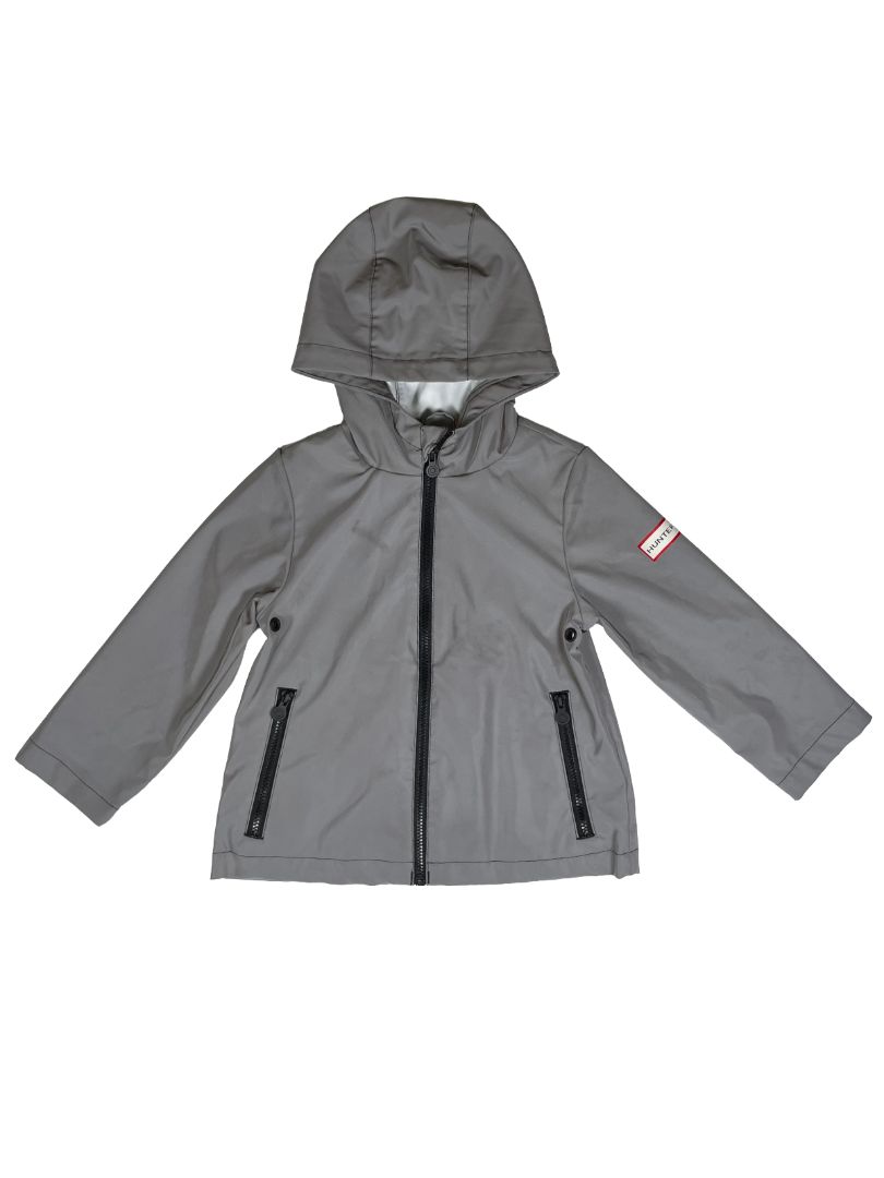 2/2T, Hunter x Target, Silver, SUPER reflective hooded rain jacket