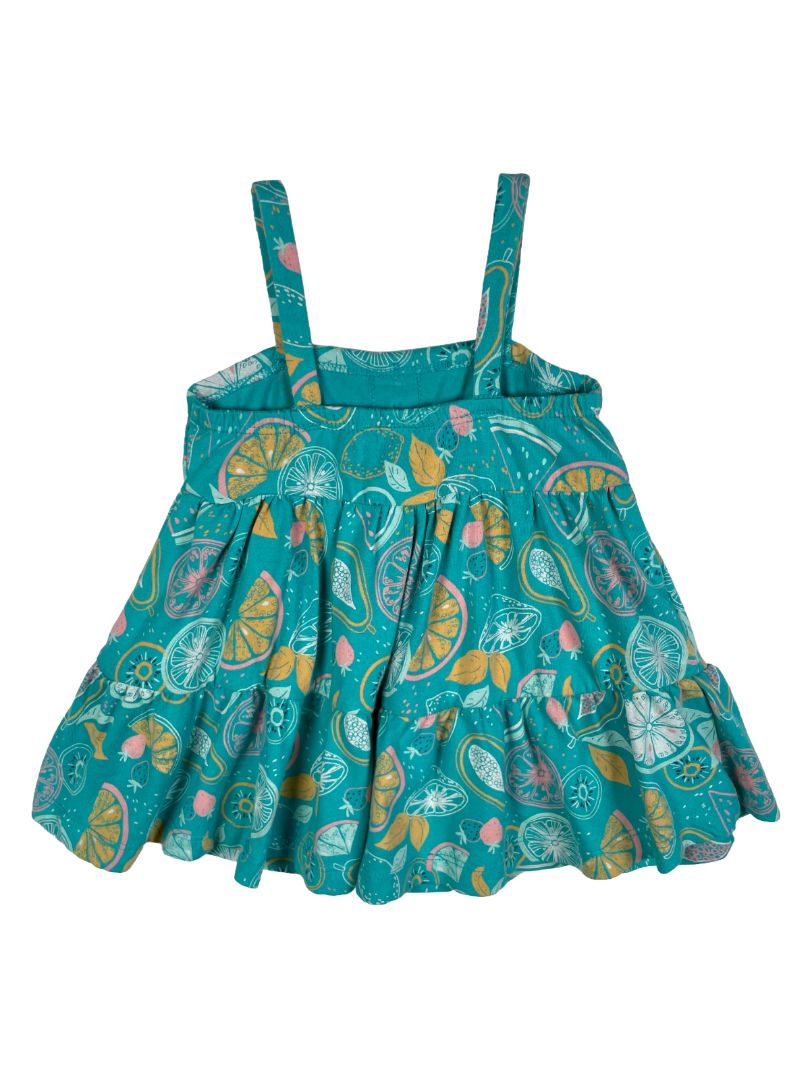 18 mo, C&C California, Blue, Citrus tiered tank top